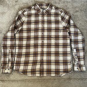 Brown Medium Eddie Bauer Flannel